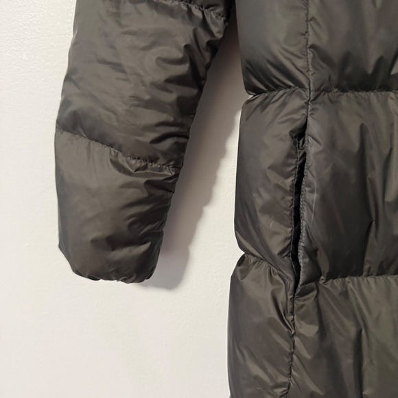 Polo Ralph Lauren Kids XL 16 Gray Olive Down Puffer Parka Hooded Jacket Coat - Picture 2 of 14